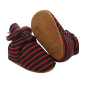 Warm Stay Winter Girl Baby Shoes Crib Boy Slipper Non- On Bootie Baby Shoes Blue 6-9 Months